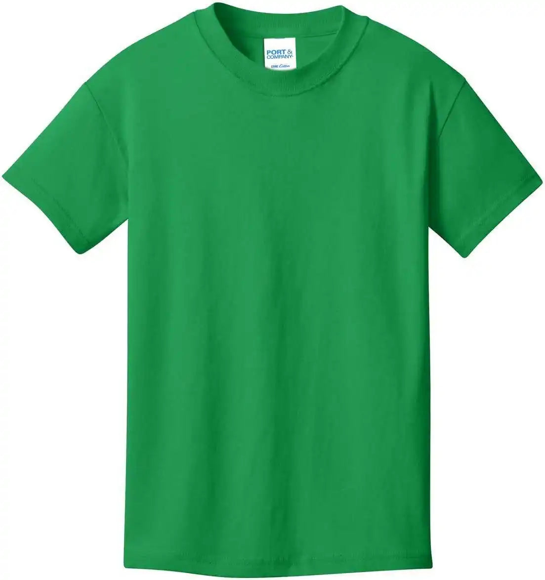 Port &amp; Company Pc54y Youth Core Cotton Tee Clover Green