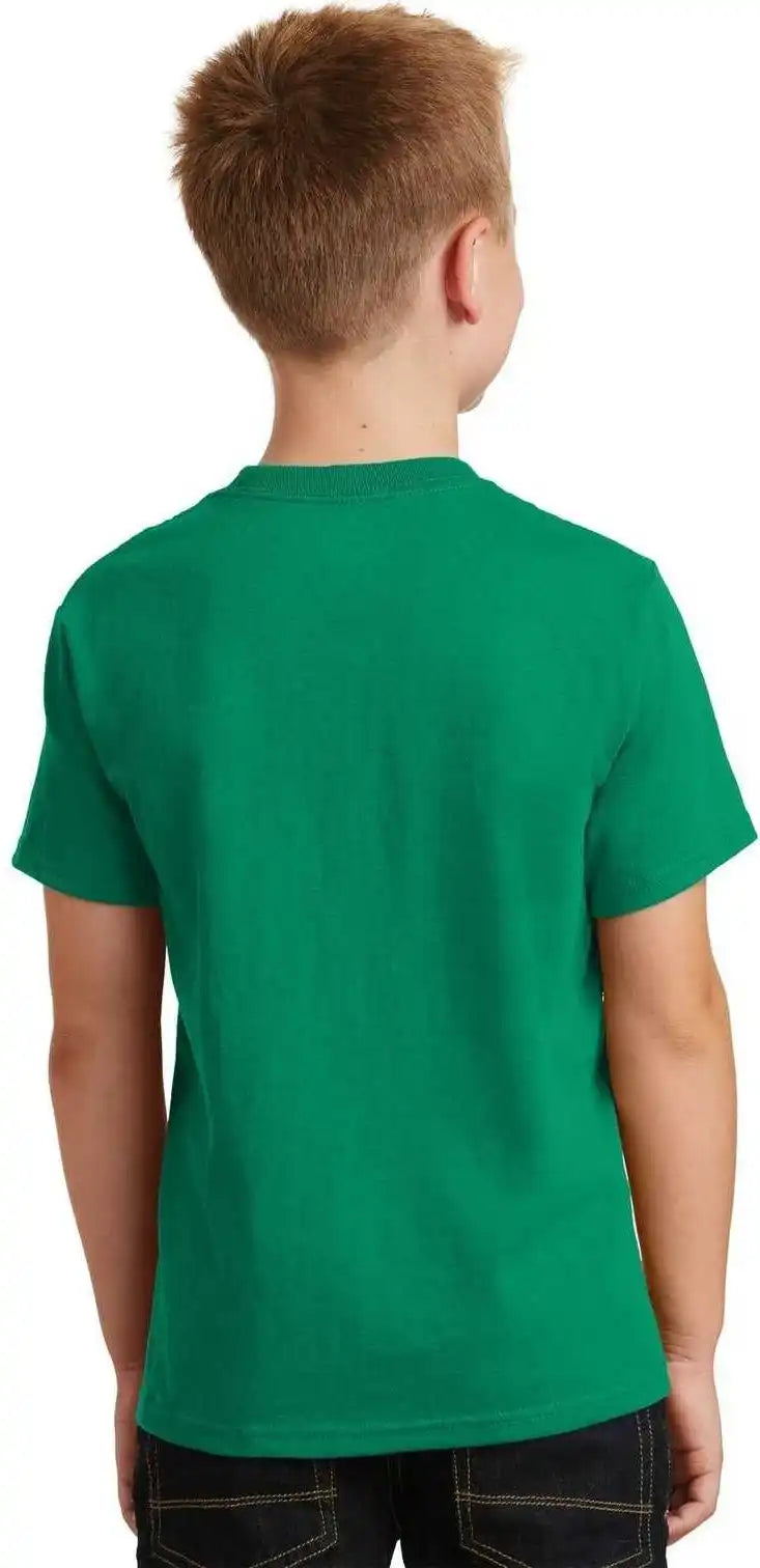 Port &amp; Company Pc54y Youth Core Cotton Tee Kelly