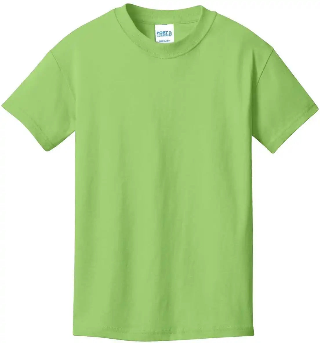 Port &amp; Company Pc54y Youth Core Cotton Tee - Lime