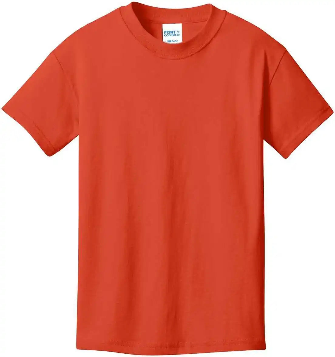 Port &amp; Company Pc54y Youth Core Cotton Tee Orange