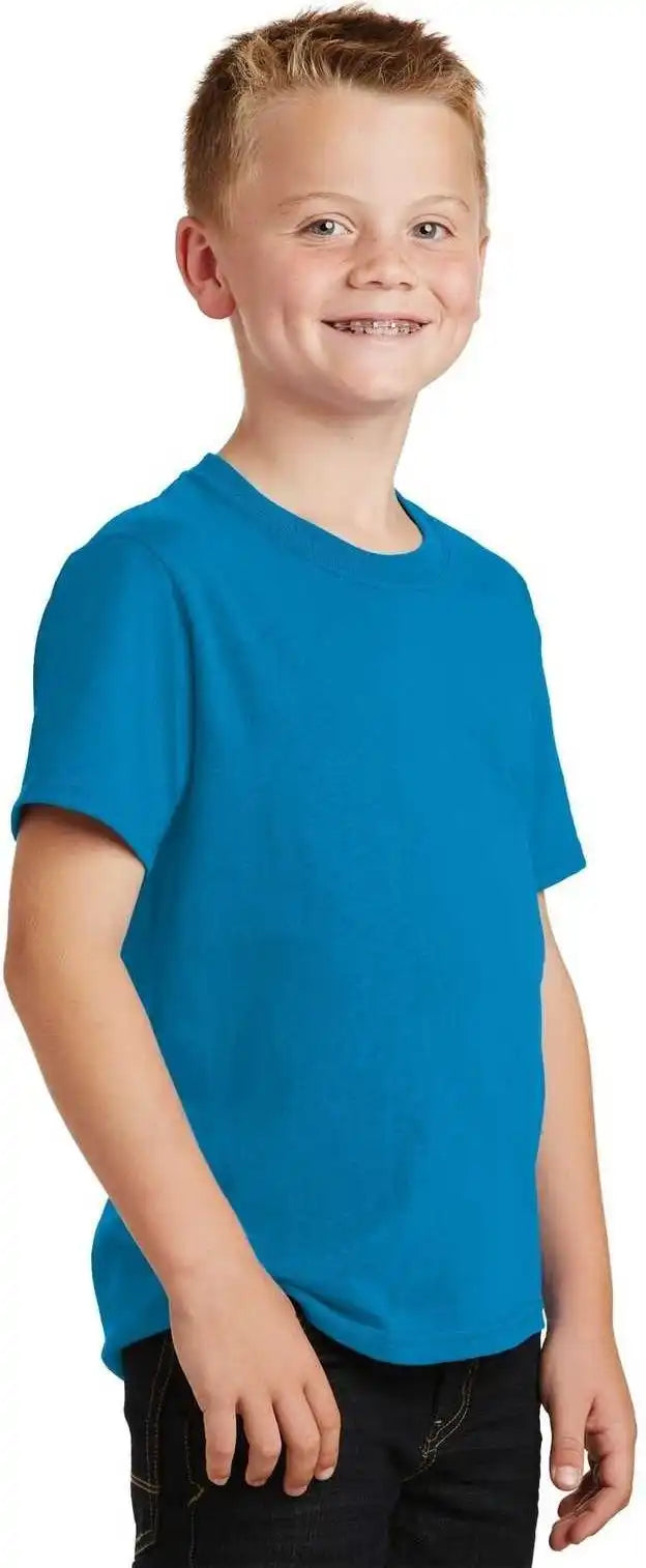 Port & Company Pc54y Youth Core Cotton Tee - Sapphire