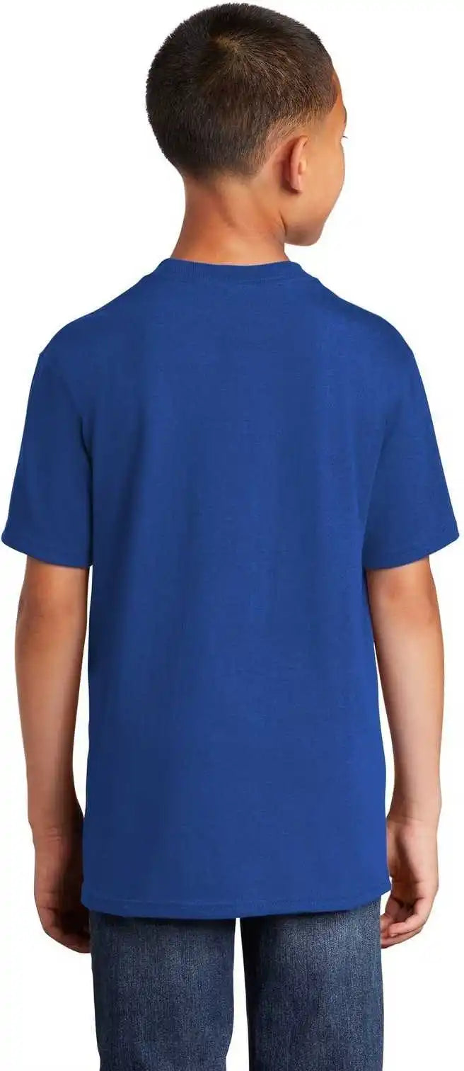 Port & Company Pc54y Youth Core Cotton Tee True Royal