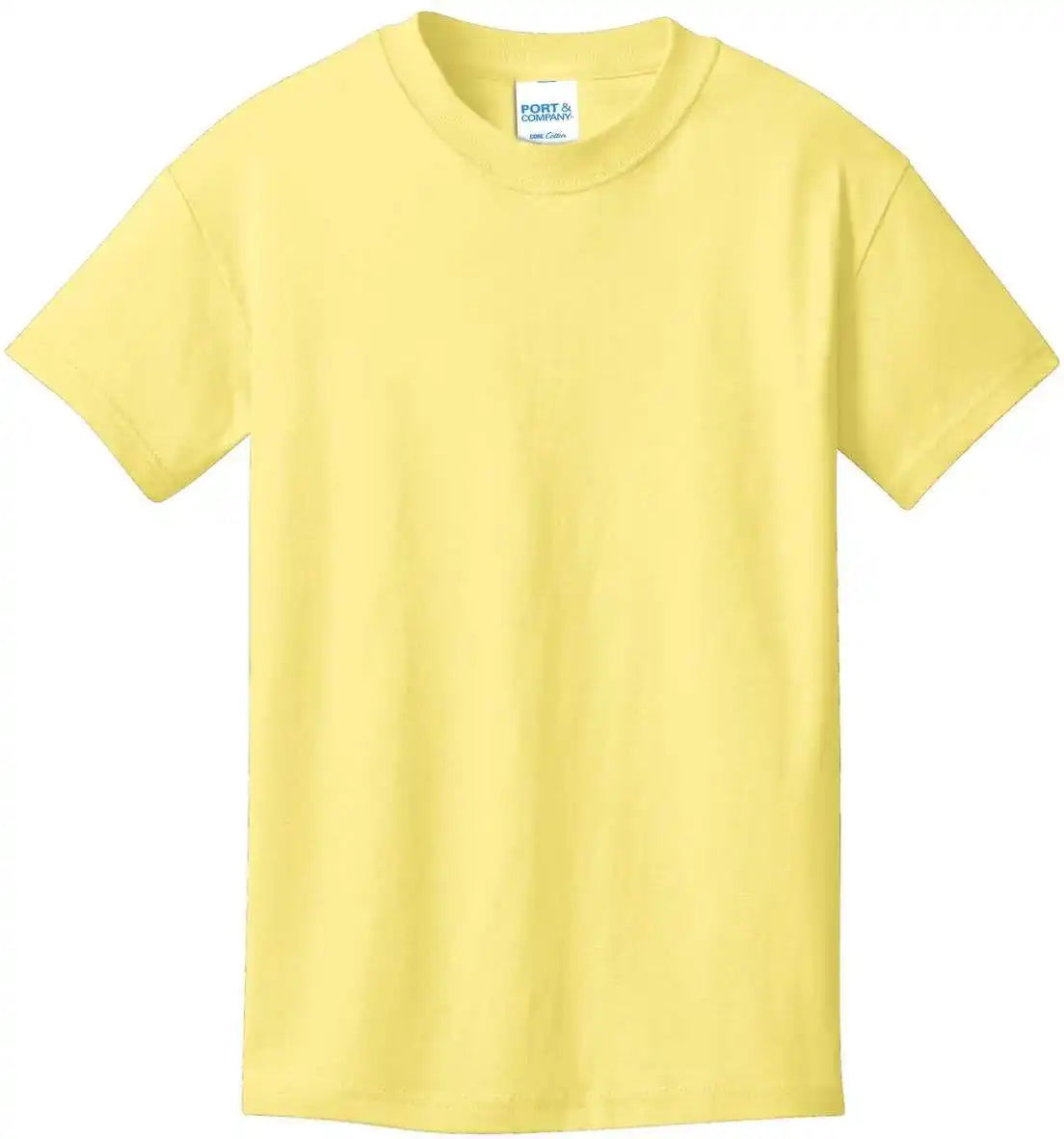 Port &amp; Company Pc54y Youth Core Cotton Tee - Yellow