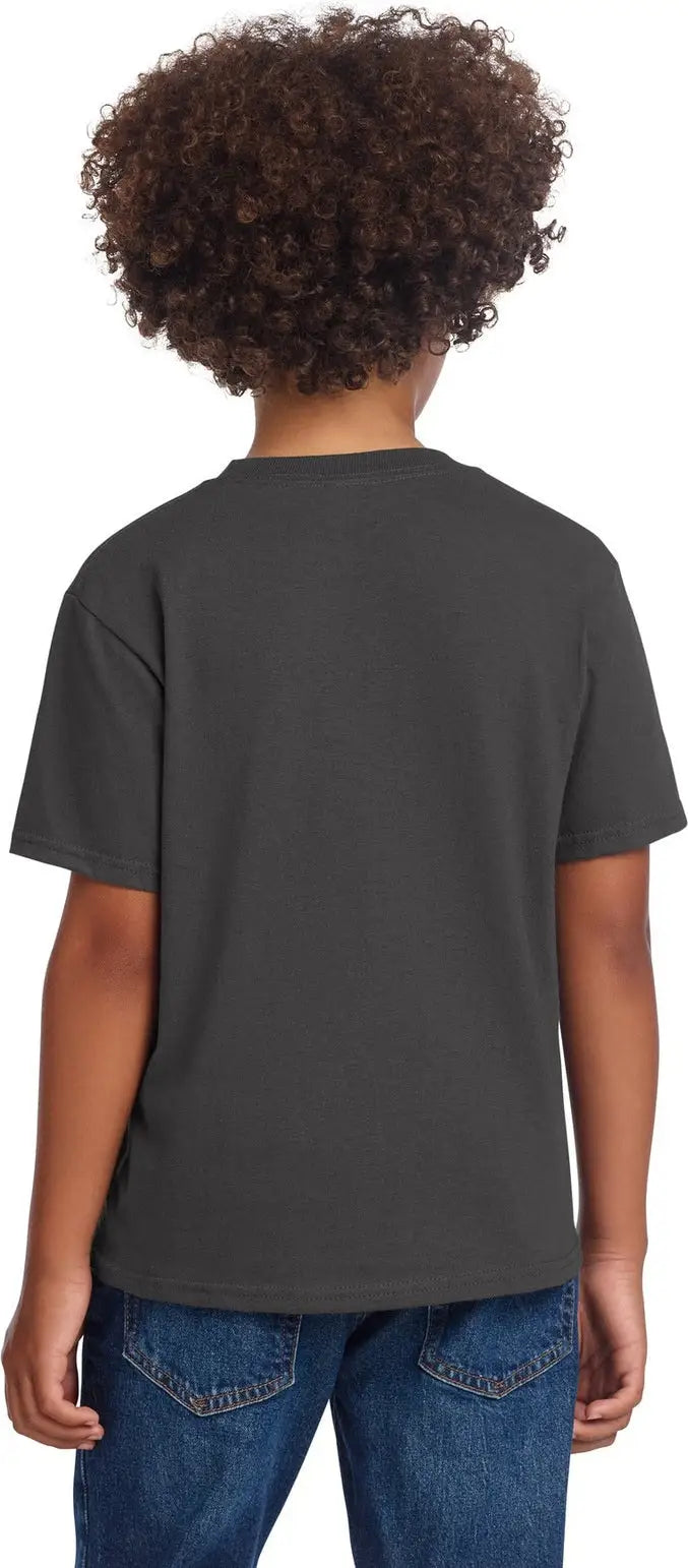 Port & Company Pc54ydtg co Youth Core Cotton Dtg Tee - Charcoal