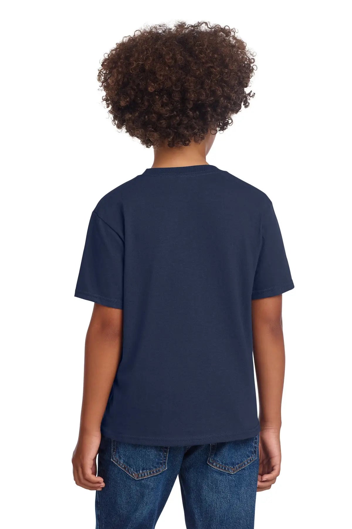 Port & Company Pc54ydtg co Youth Core Cotton Dtg Tee - Navy