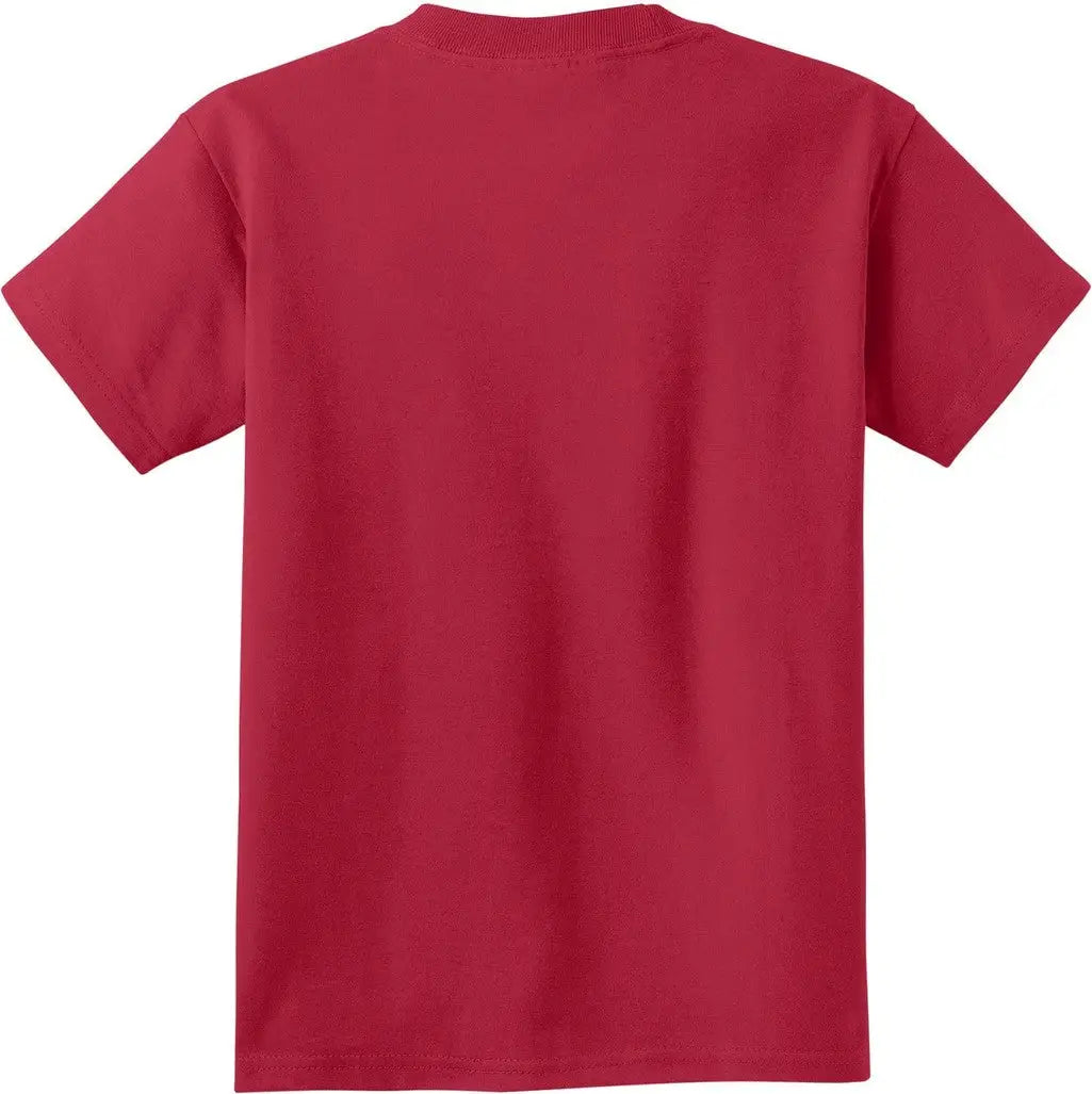 Port & Company Pc54ydtg co Youth Core Cotton Dtg Tee - Red