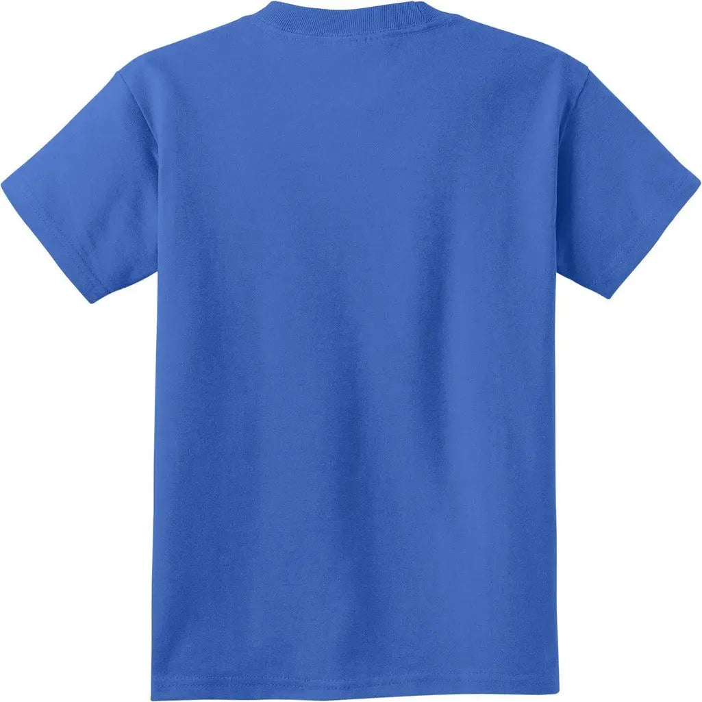 Port & Company Pc54ydtg co Youth Core Cotton Dtg Tee - Royal
