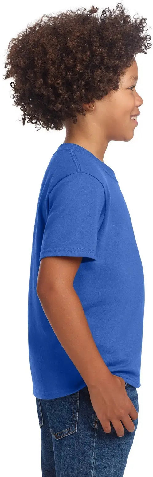 Port & Company Pc54ydtg co Youth Core Cotton Dtg Tee - Royal