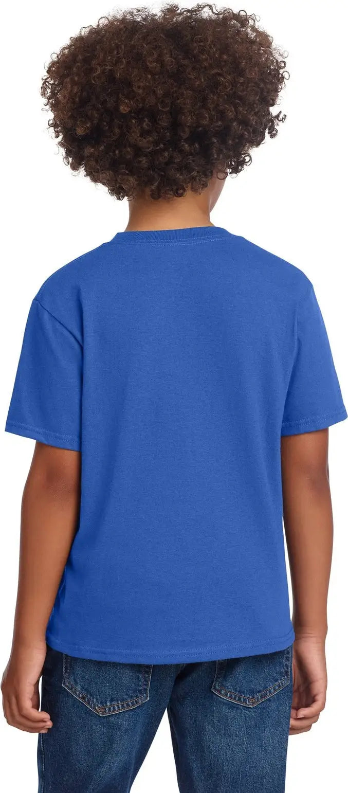 Port & Company Pc54ydtg co Youth Core Cotton Dtg Tee - Royal