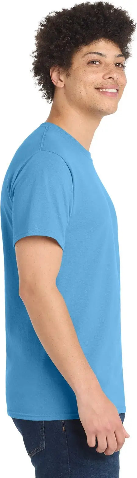 Port & Company Pc55 co Core Blend Tee - Aquatic Blue