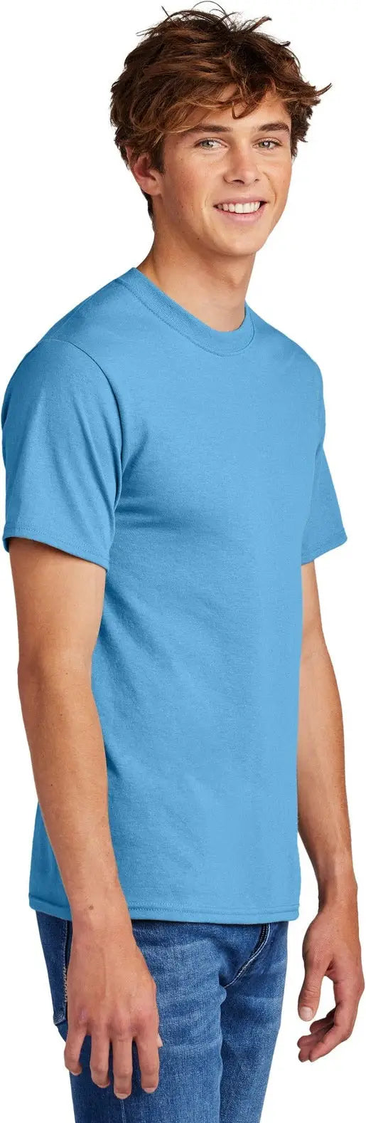 Port & Company Pc55 co Core Blend Tee - Aquatic Blue