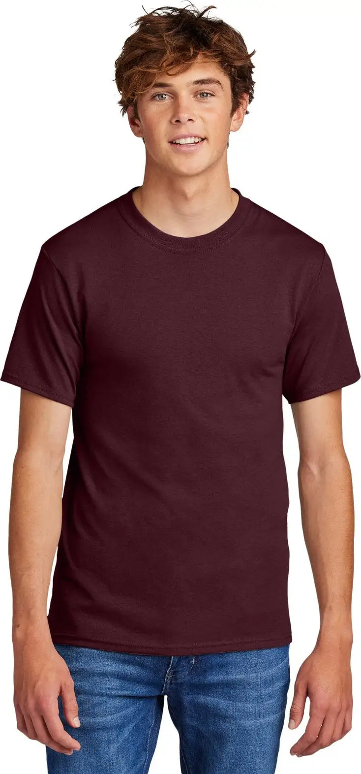 Port & Company Pc55 co Core Blend Tee - Athletic Maroon - Adult s