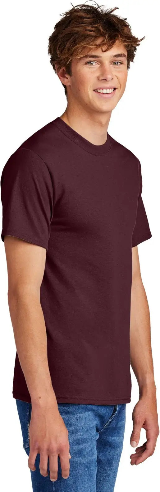 Port & Company Pc55 co Core Blend Tee - Athletic Maroon