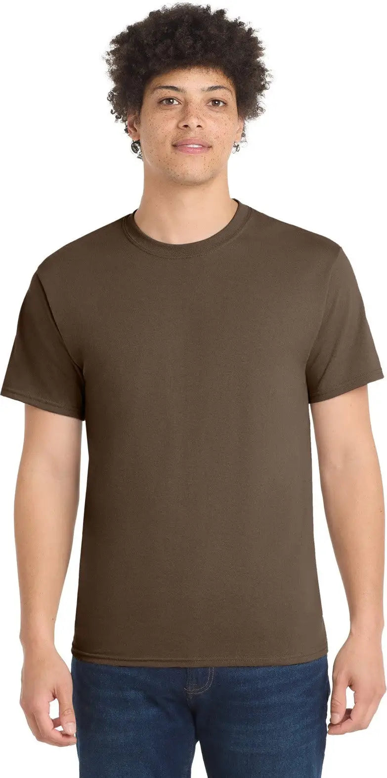 Port & Company Pc55 co Core Blend Tee - Brown