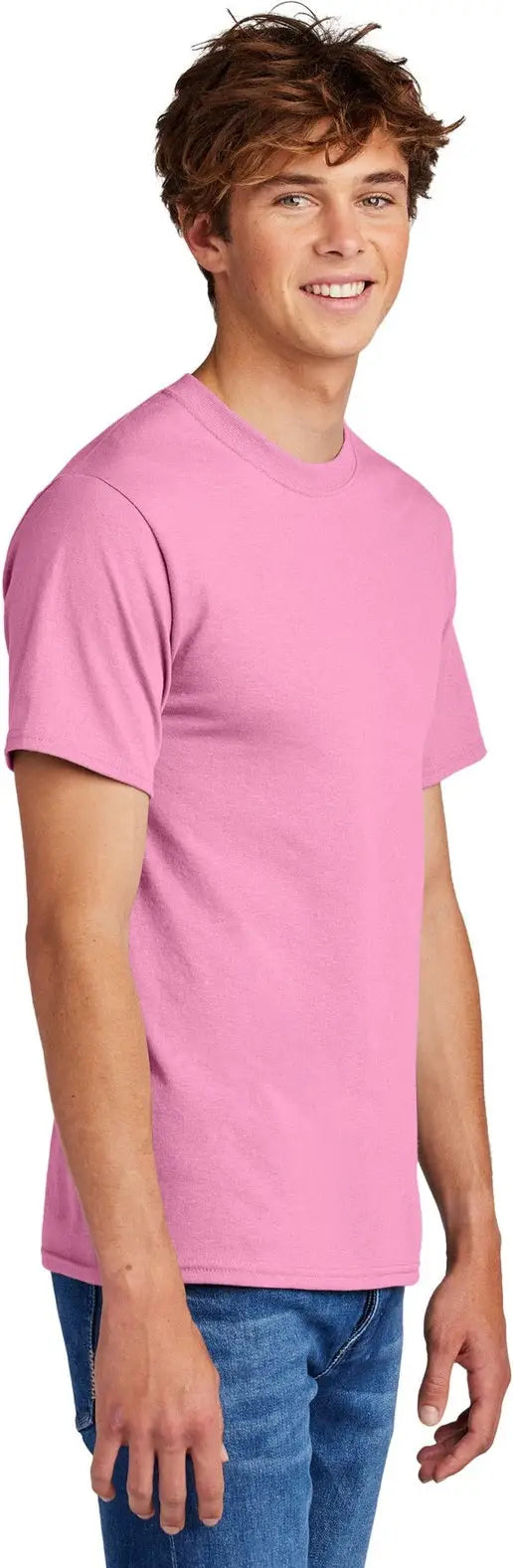 Port & Company Pc55 co Core Blend Tee - Candy Pink