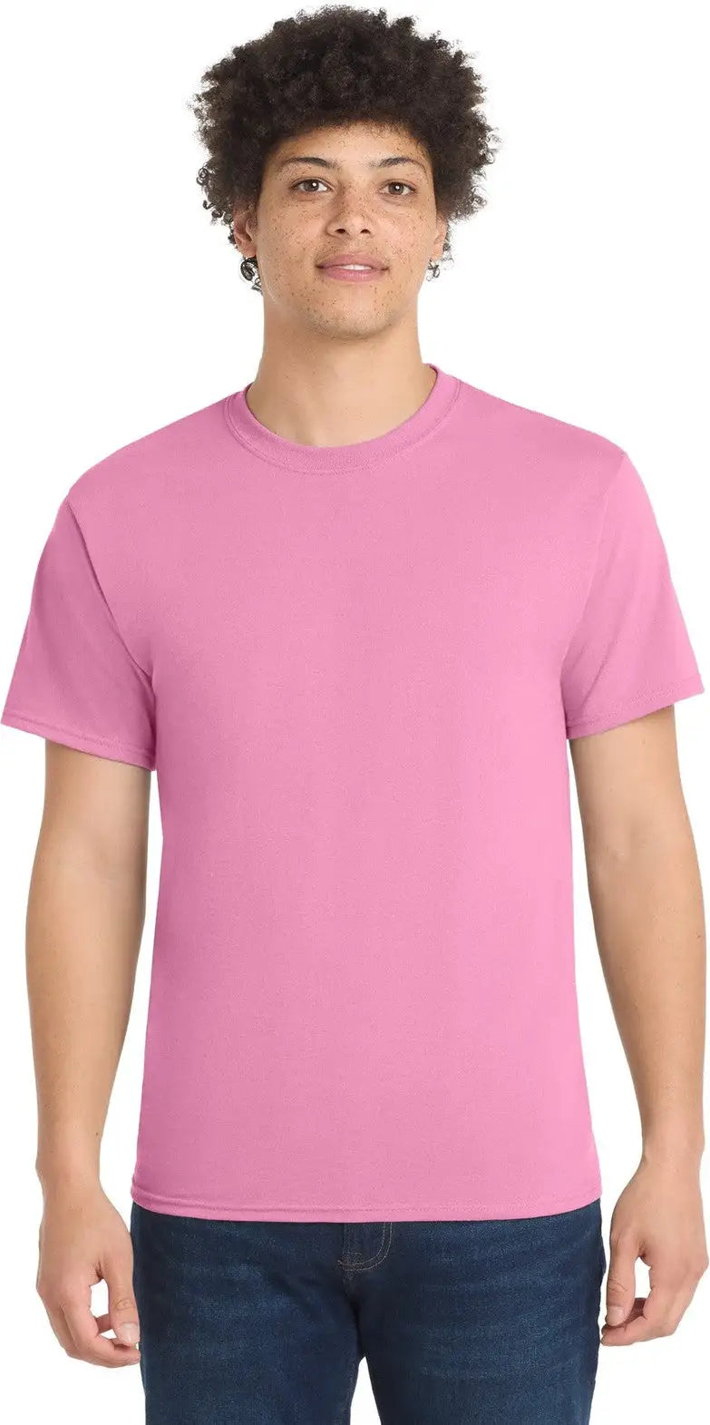 Port & Company Pc55 co Core Blend Tee - Candy Pink