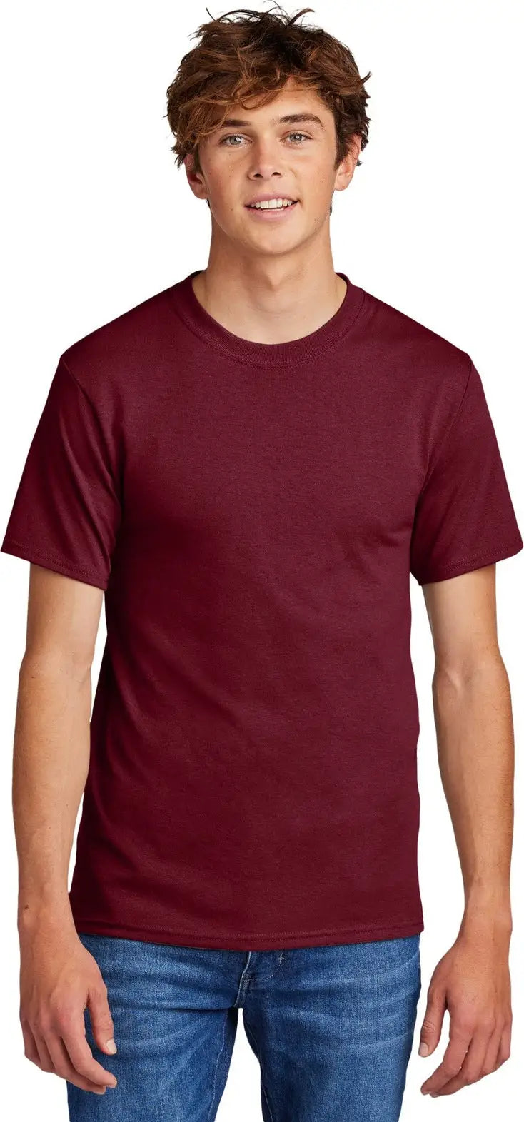 Port & Company Pc55 co Core Blend Tee - Cardinal - Adult s