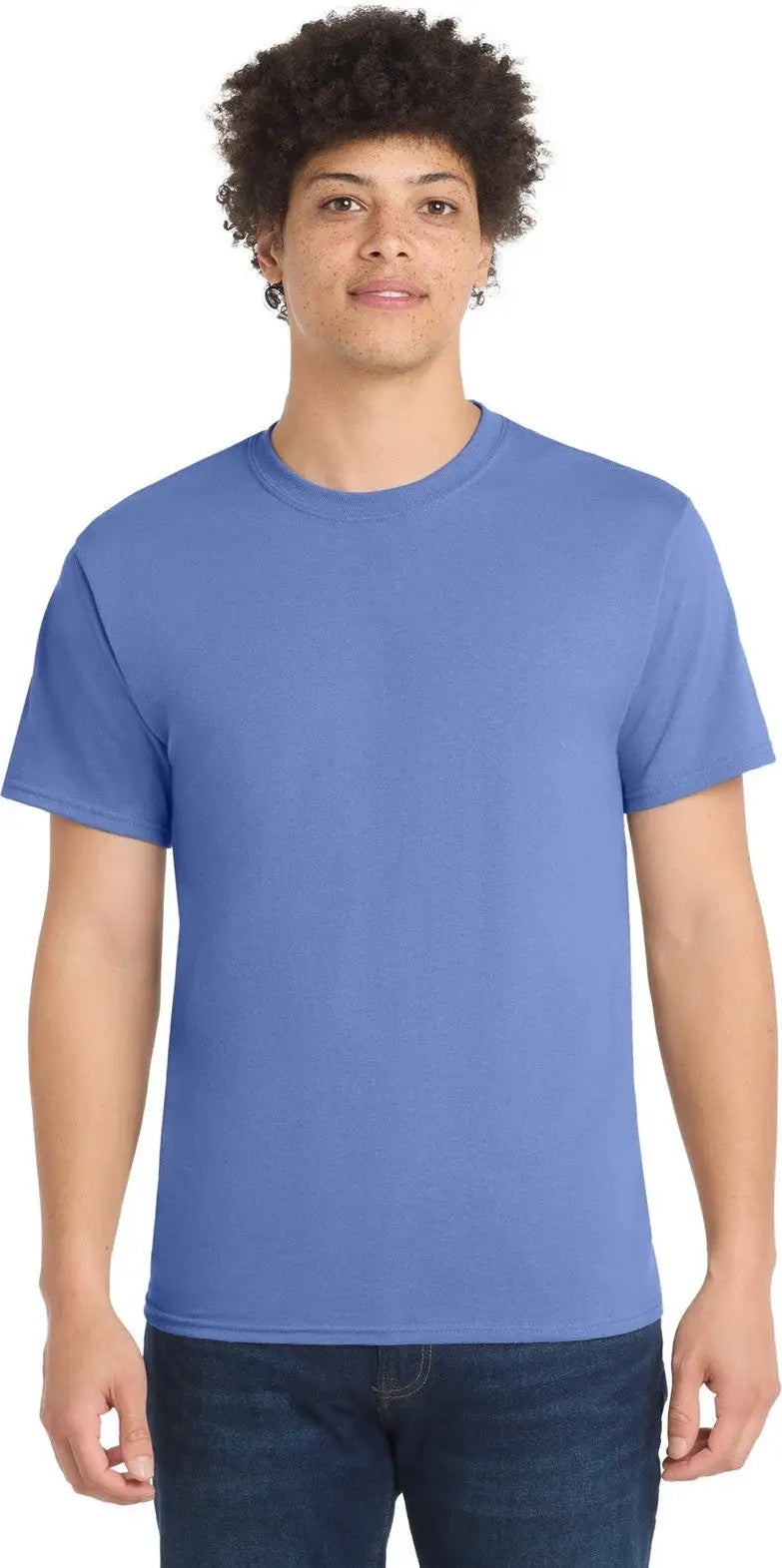 Port & Company Pc55 co Core Blend Tee - Carolina Blue
