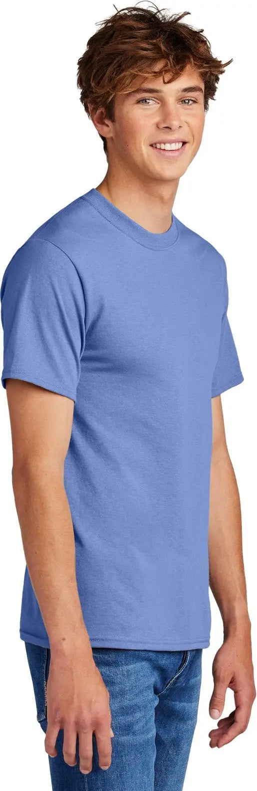 Port & Company Pc55 co Core Blend Tee - Carolina Blue