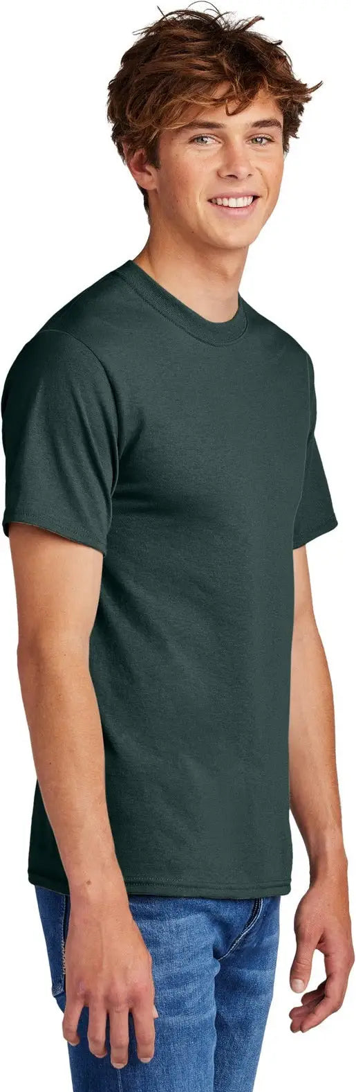 Port & Company Pc55 co Core Blend Tee - Dark Green