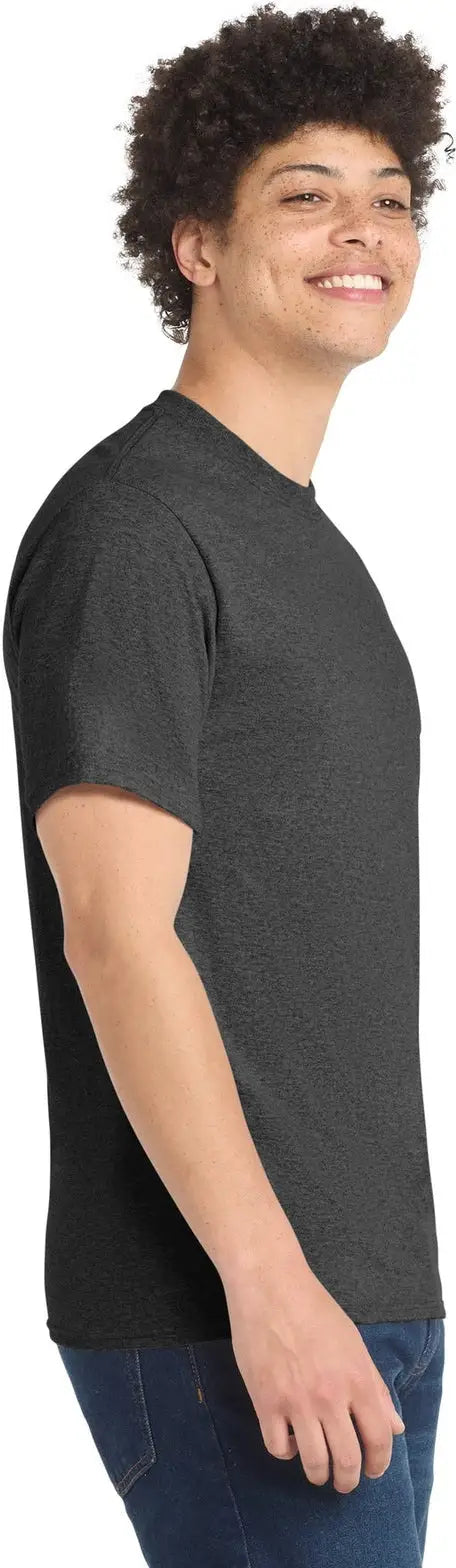Port & Company Pc55 co Core Blend Tee - Dark Heather Gray