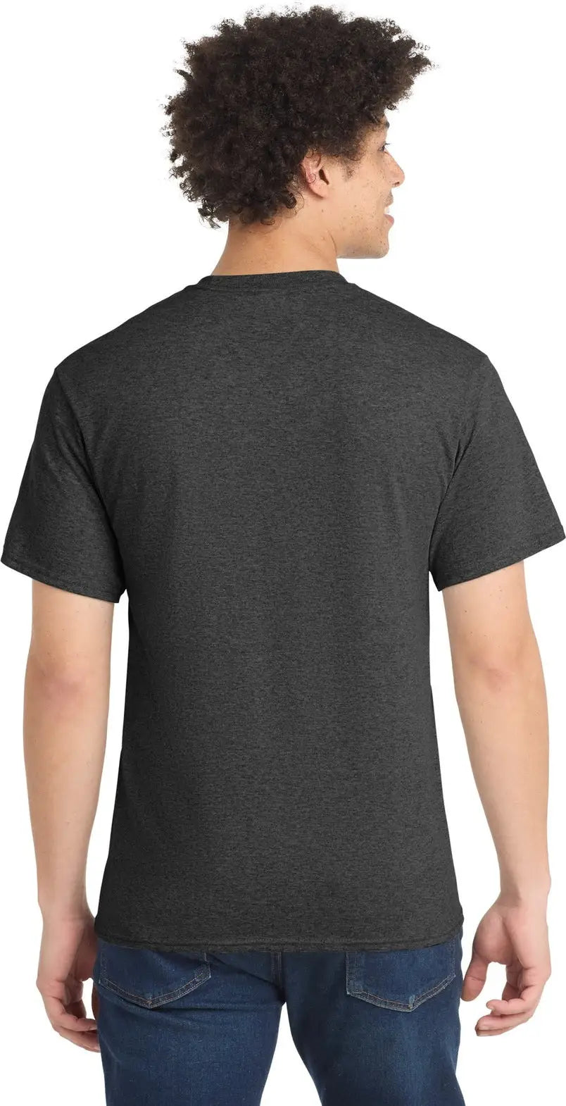 Port & Company Pc55 co Core Blend Tee - Dark Heather Gray