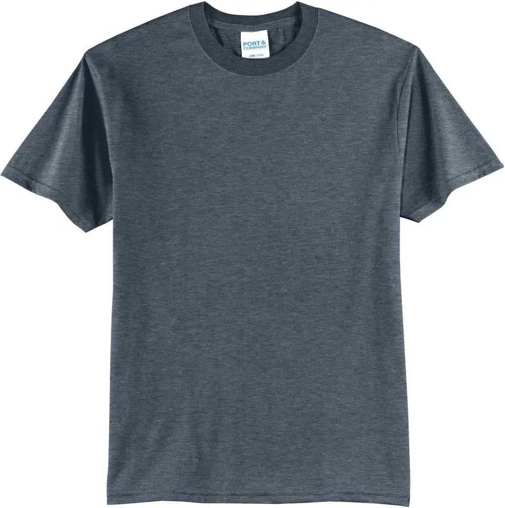 Port & Company Pc55 co Core Blend Tee - Heather Navy