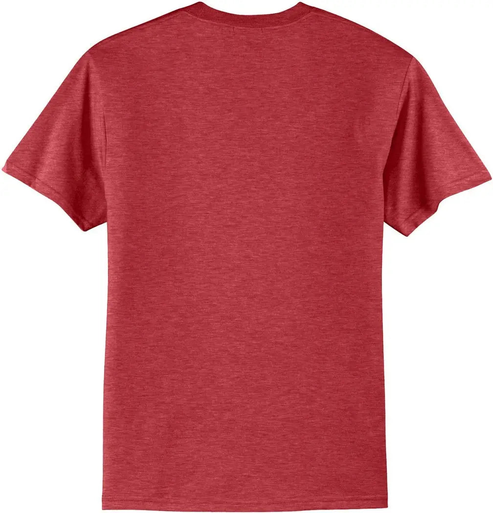 Port & Company Pc55 co Core Blend Tee - Heather Red