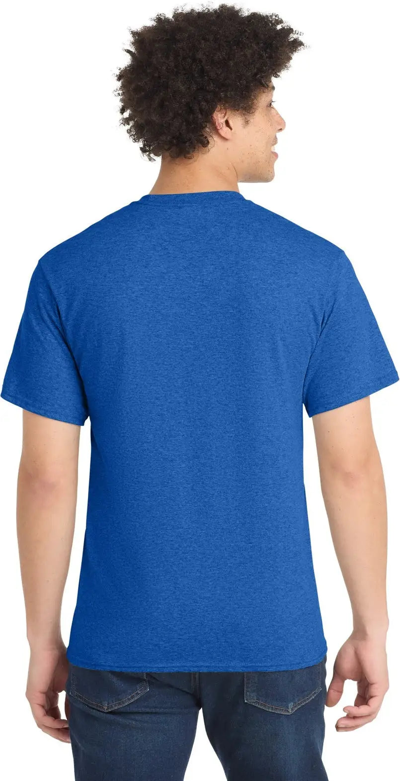 Port & Company Pc55 co Core Blend Tee - Heather Royal