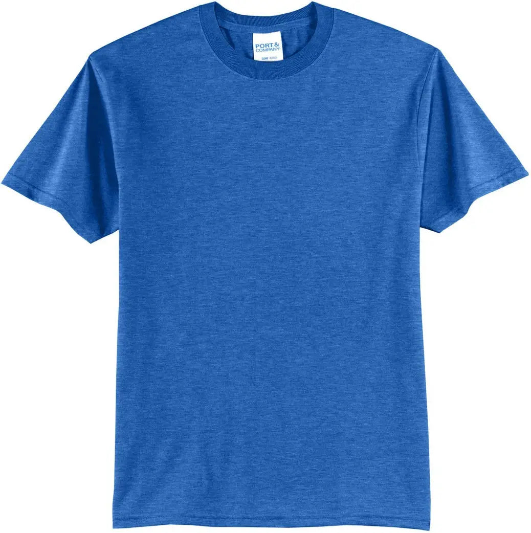 Port & Company Pc55 co Core Blend Tee - Heather Royal