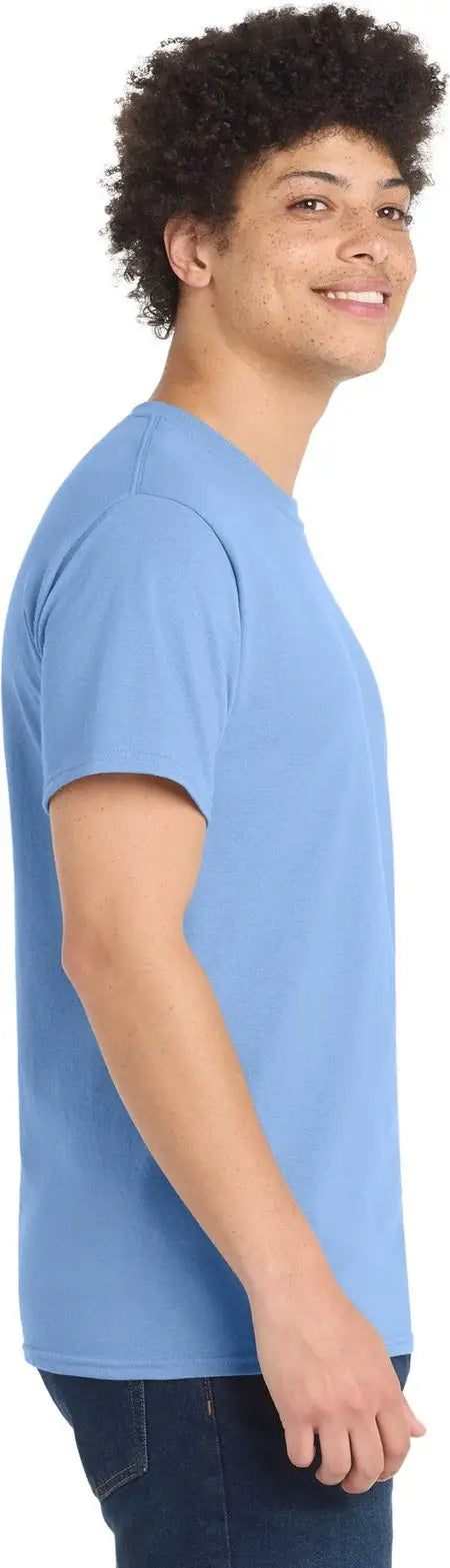 Port & Company Pc55 co Core Blend Tee - Light Blue