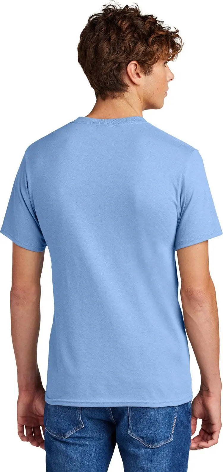 Port & Company Pc55 co Core Blend Tee - Light Blue