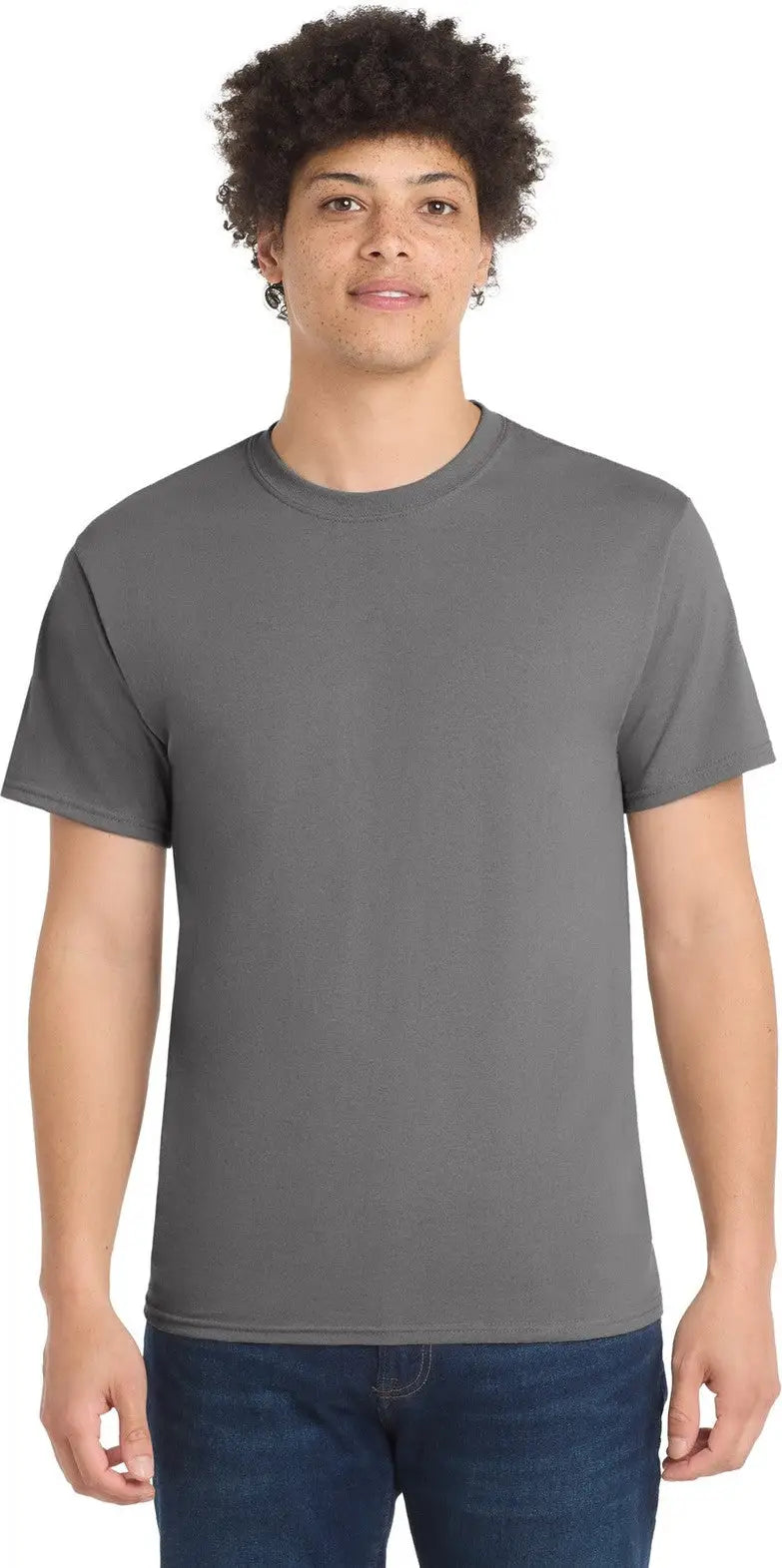 Port & Company Pc55 co Core Blend Tee - Medium Gray