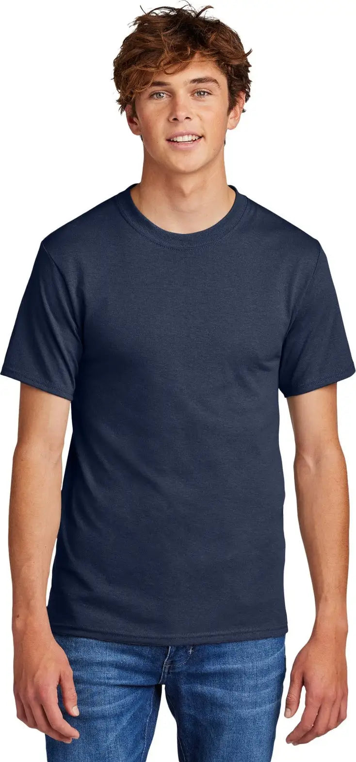 Port & Company Pc55 co Core Blend Tee - Navy - Adult s