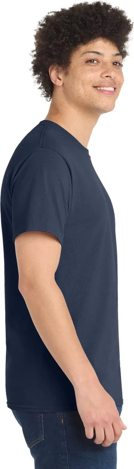 Port & Company Pc55 co Core Blend Tee - Navy