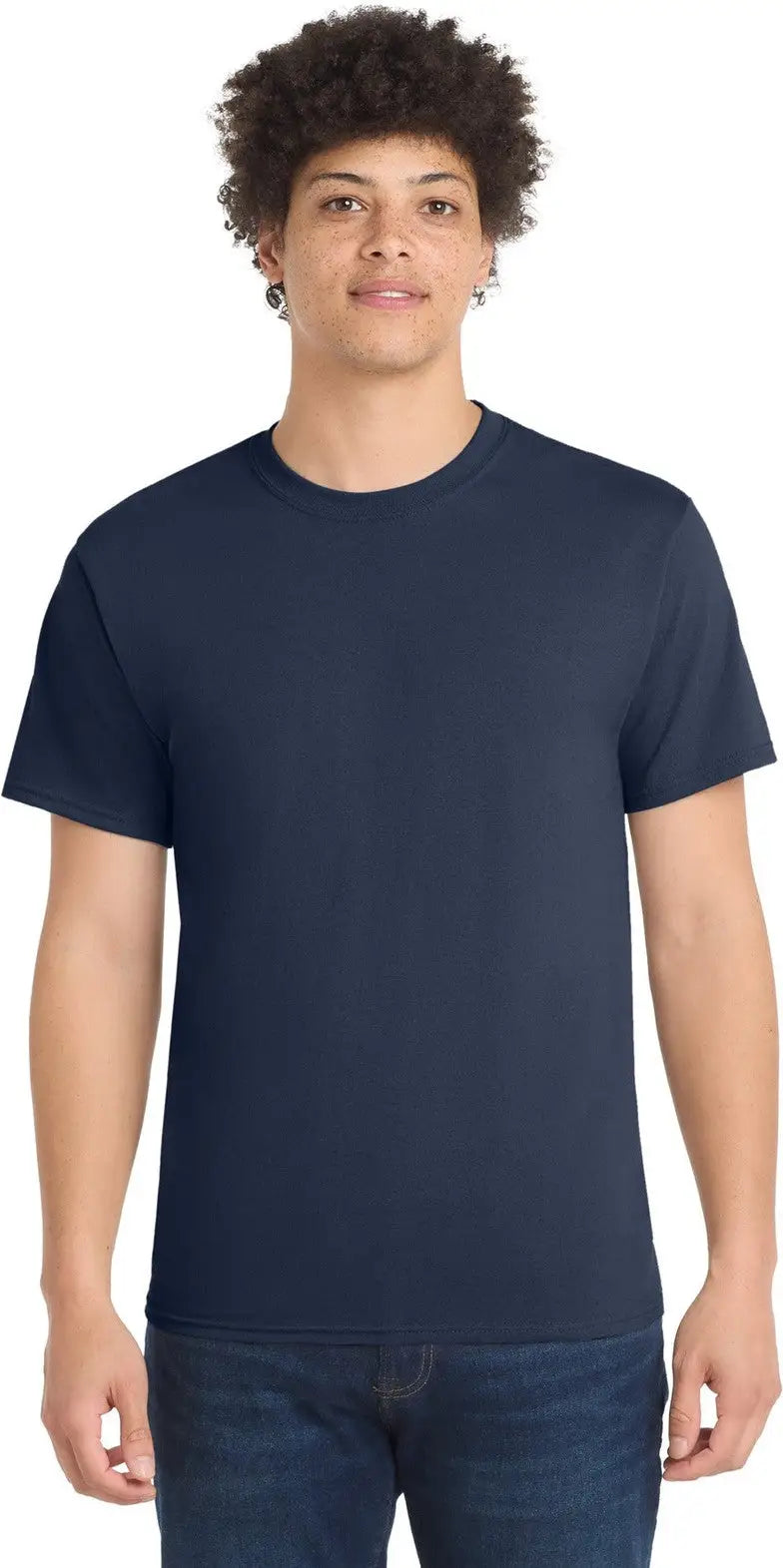 Port & Company Pc55 co Core Blend Tee - Navy