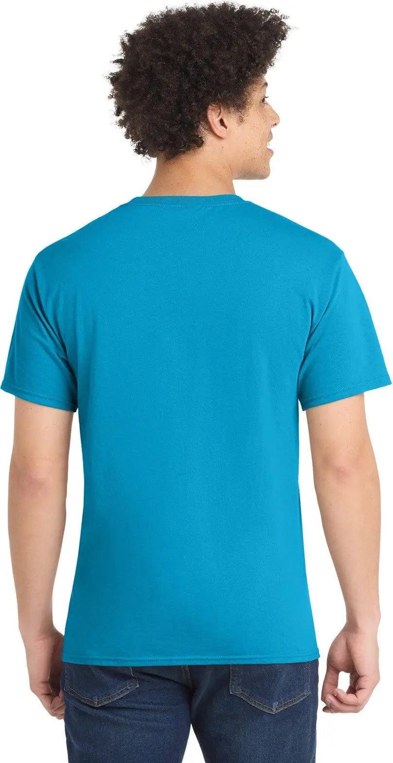 Port & Company Pc55 co Core Blend Tee - Neon Blue