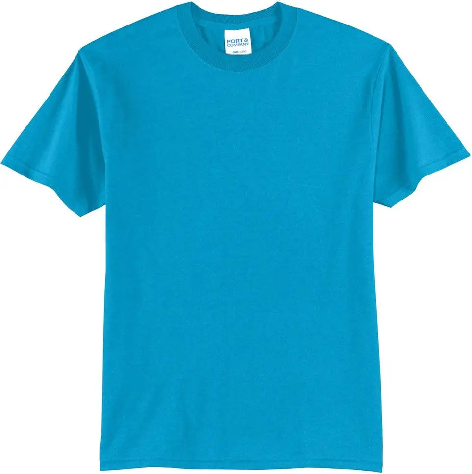 Port & Company Pc55 co Core Blend Tee - Neon Blue