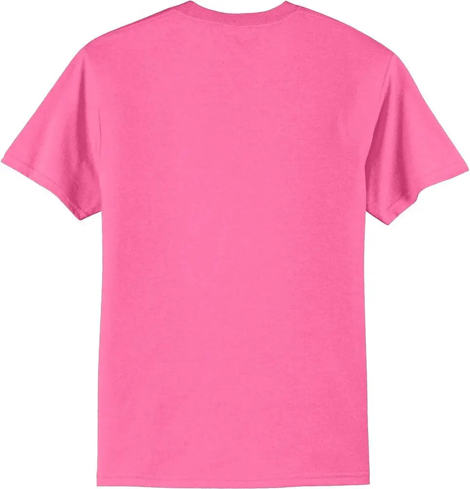Port & Company Pc55 co Core Blend Tee - Neon Pink - Adult s
