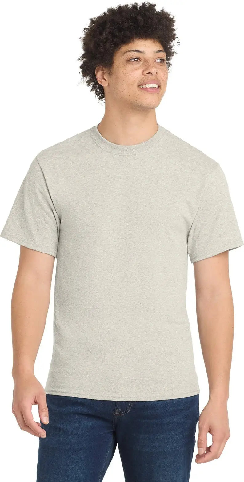Port & Company Pc55 co Core Blend Tee - Oatmeal Heather