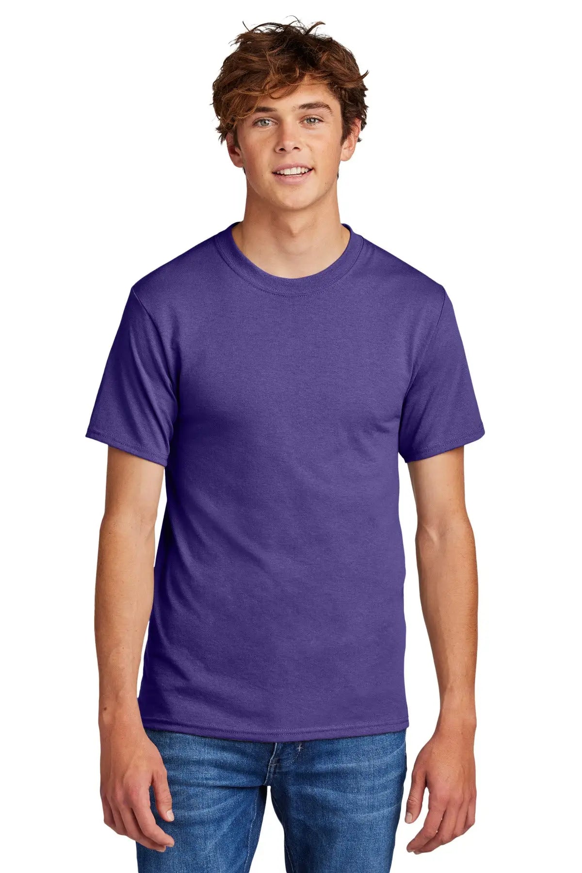 Port & Company Pc55 co Core Blend Tee - Purple - Adult s