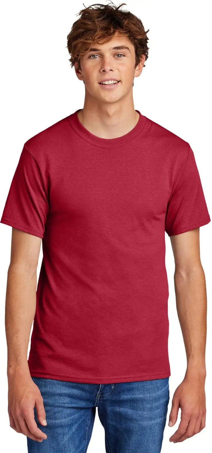 Port & Company Pc55 co Core Blend Tee - Red - Adult s