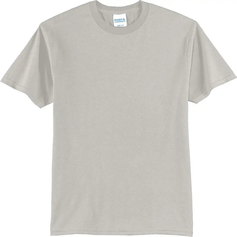 Port & Company Pc55 co Core Blend Tee - Silver
