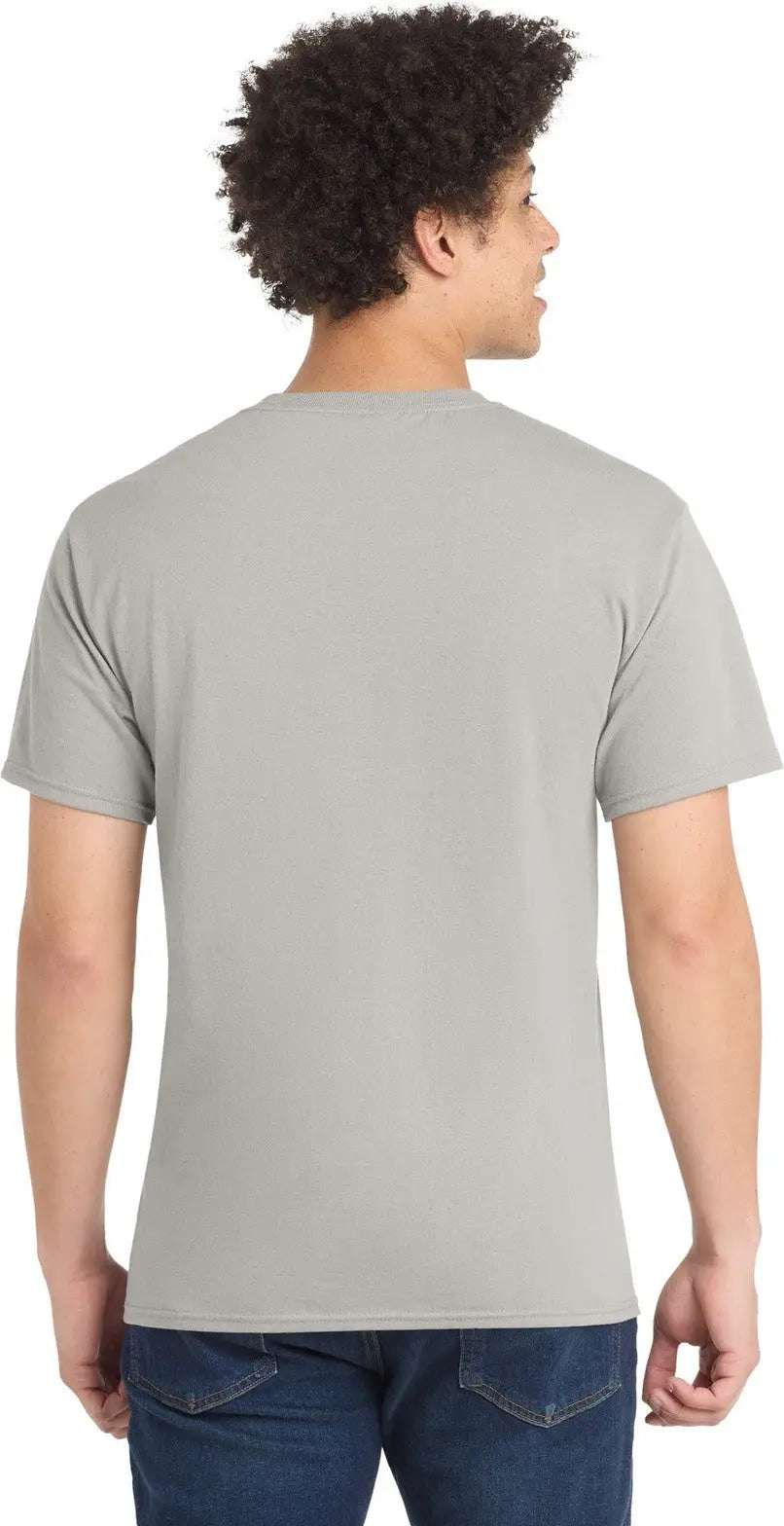 Port & Company Pc55 co Core Blend Tee - Silver