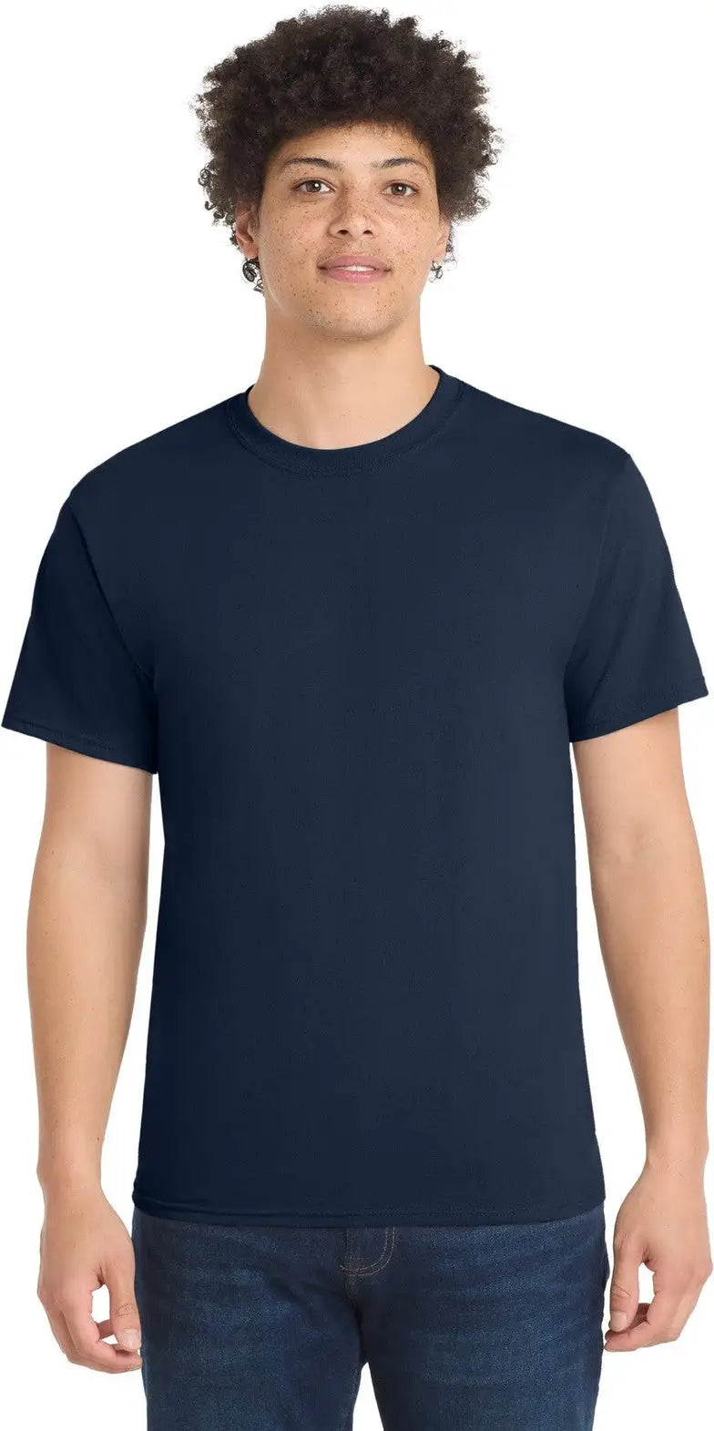 Port & Company Pc55 co Core Blend Tee - True Navy - Adult s