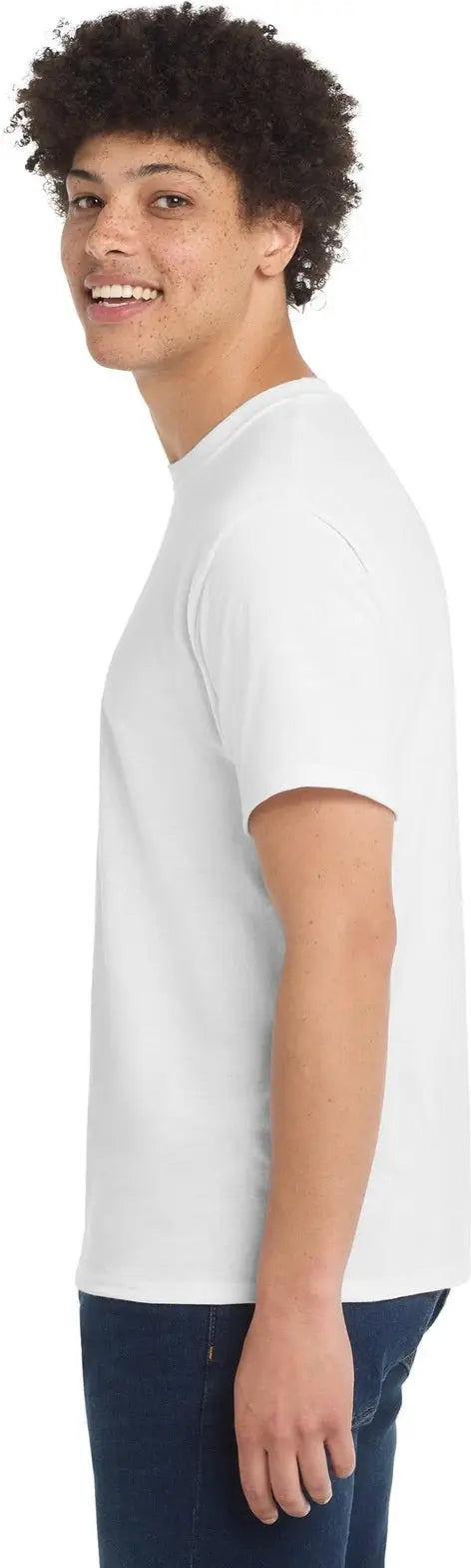 Port & Company Pc55 co Core Blend Tee - White