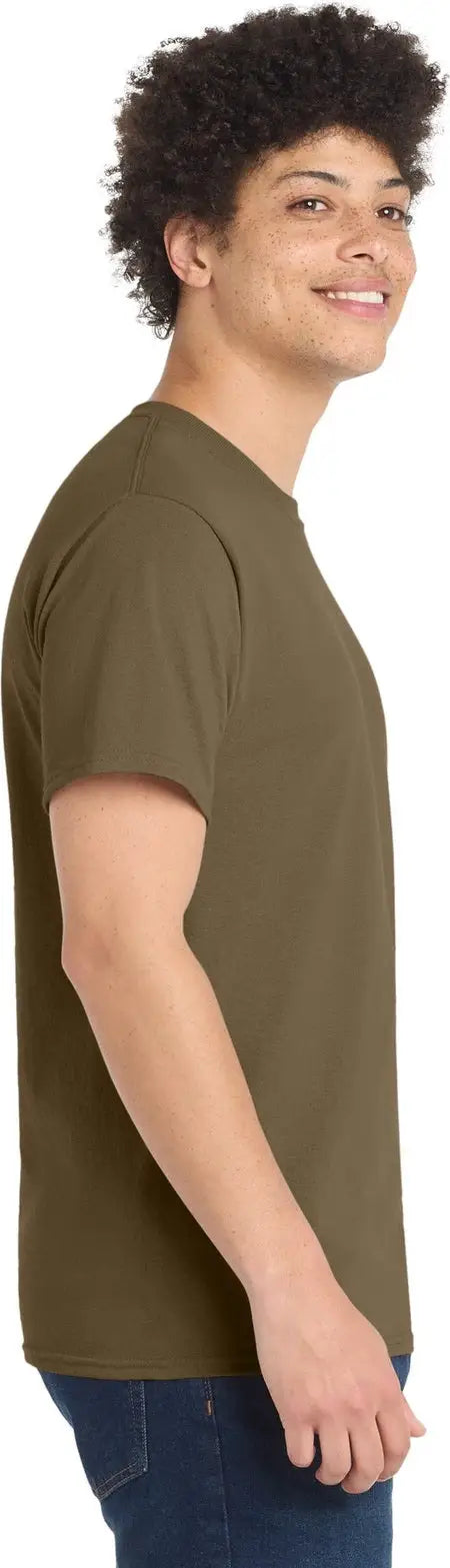 Port & Company Pc55 co Core Blend Tee - Woodland Brown
