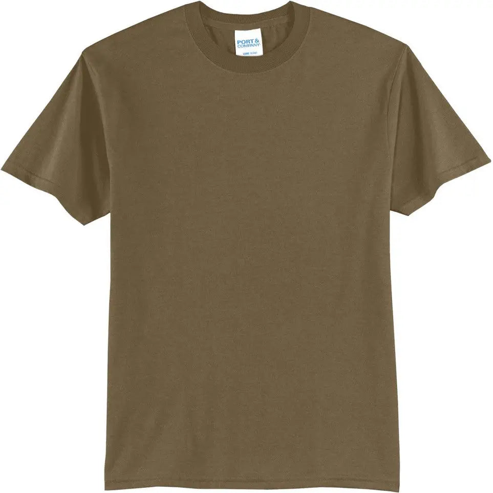 Port & Company Pc55 co Core Blend Tee - Woodland Brown
