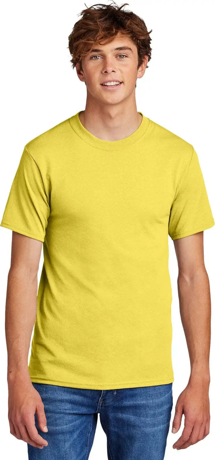 Port & Company Pc55 co Core Blend Tee - Yellow - Adult s