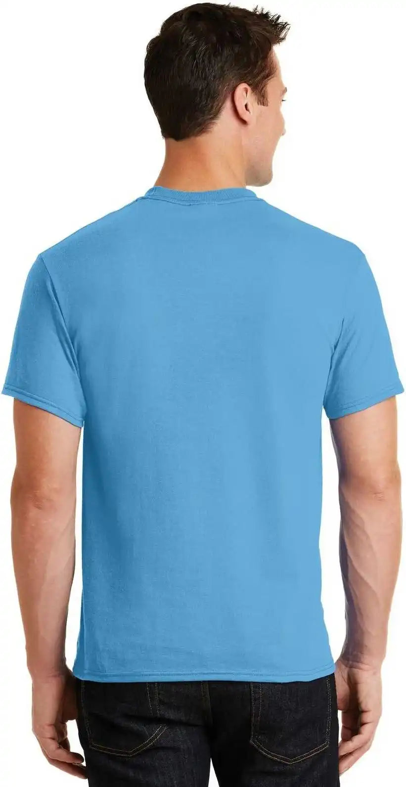 Port &amp; Company Pc55 Core Blend Tee Aquatic Blue